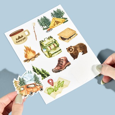 8.5"x11" Custom Sticker Sheets (High Quantity)